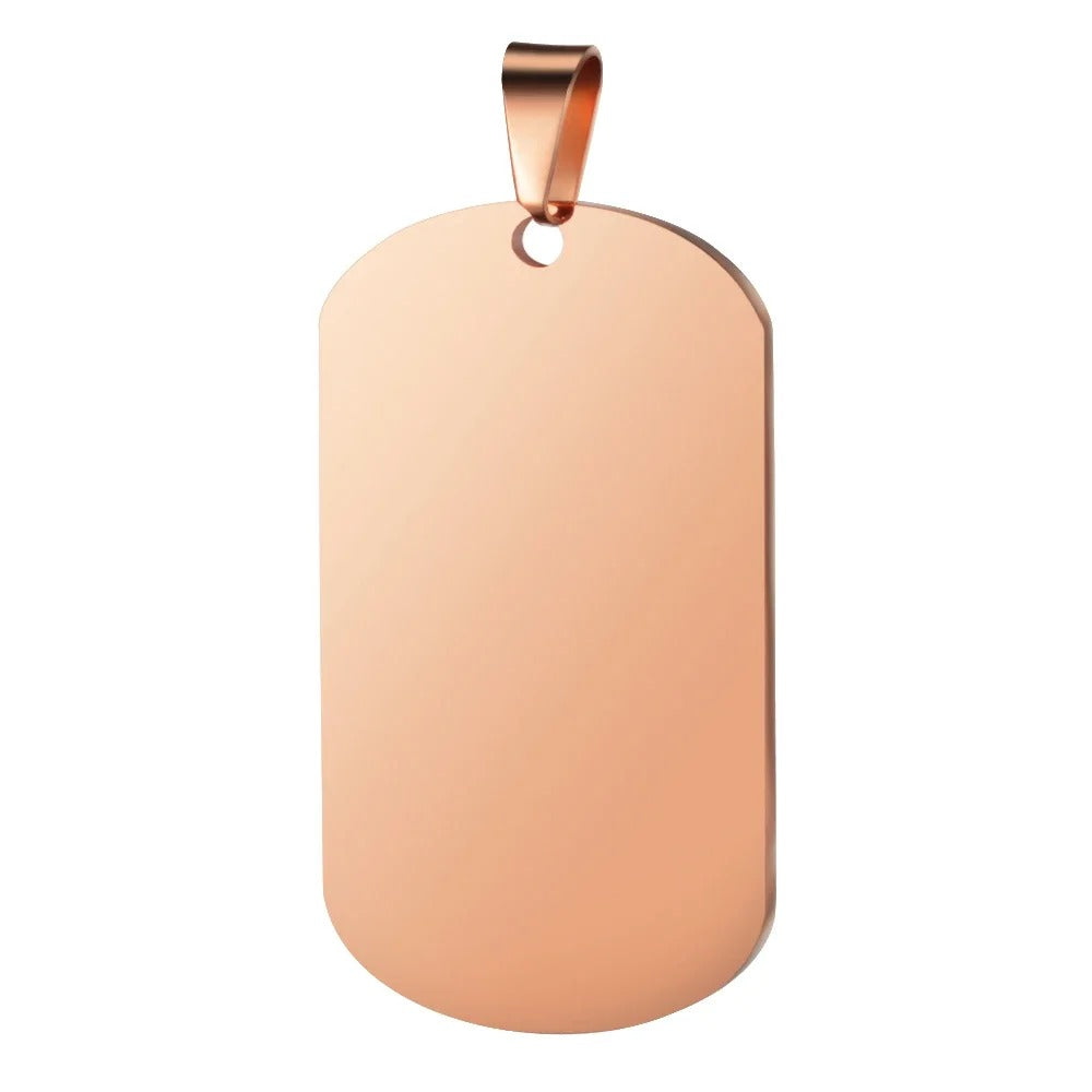 Customizable Engraved Dogtag