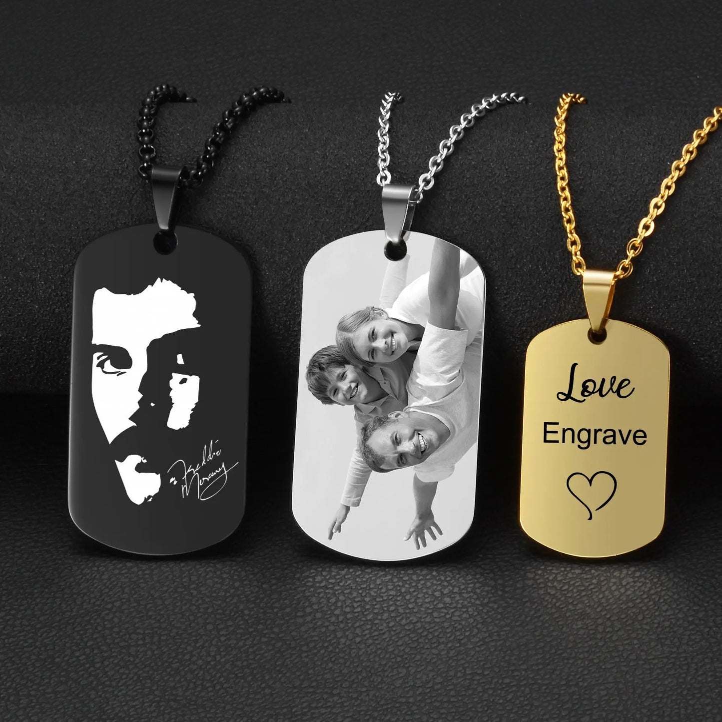 Customizable Engraved Dogtag