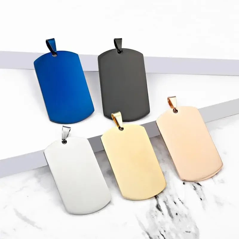 Customizable Engraved Dogtag