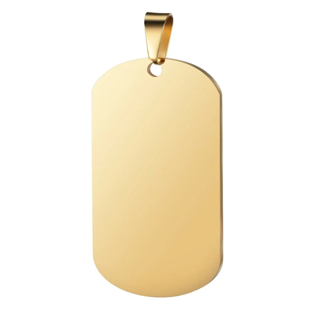 Customizable Engraved Dogtag